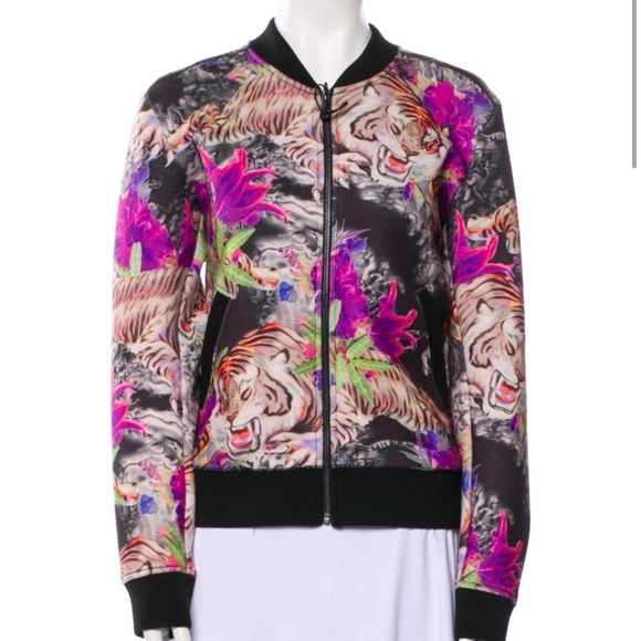Diesel Vibrant Women's Jacket with Tiger Print size S NWT - Picture 1 of 2